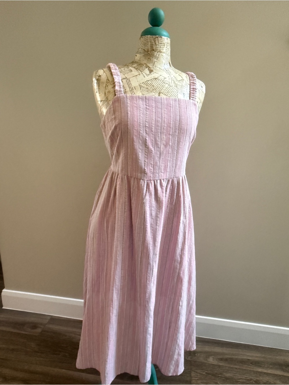 Sleeveless Pink Midi Dress - Maurice’s
